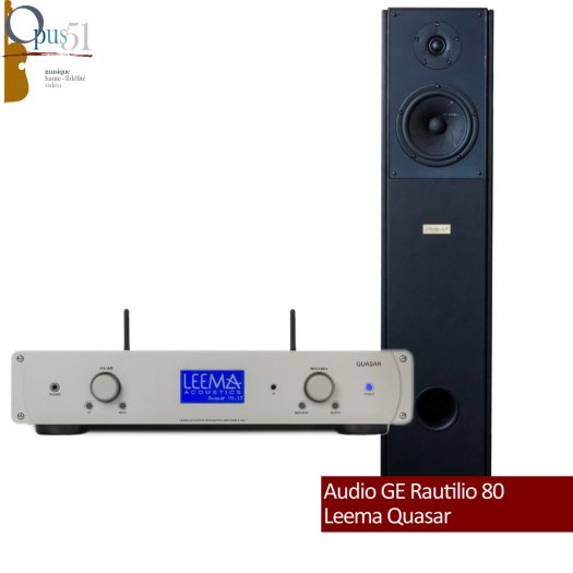 Opus 58 : Leema Quasar. + Audio GE Rautilio 80 Opus 58 : Leema Quasar. + Audio GE Rautilio 80